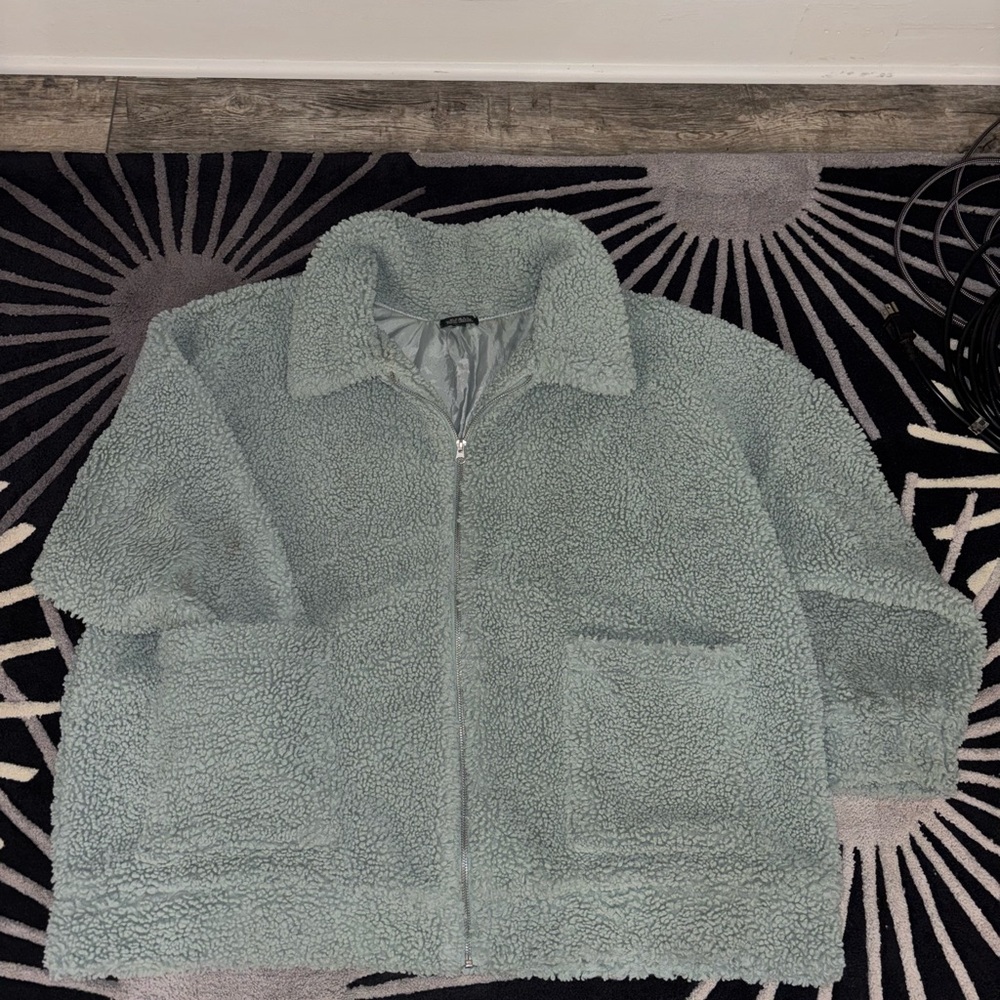 Wild Fable Mint Sherpa Jacket